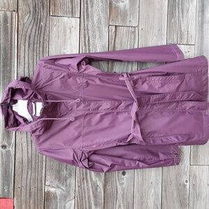Columbia purple ladies windbreaker jacket size small